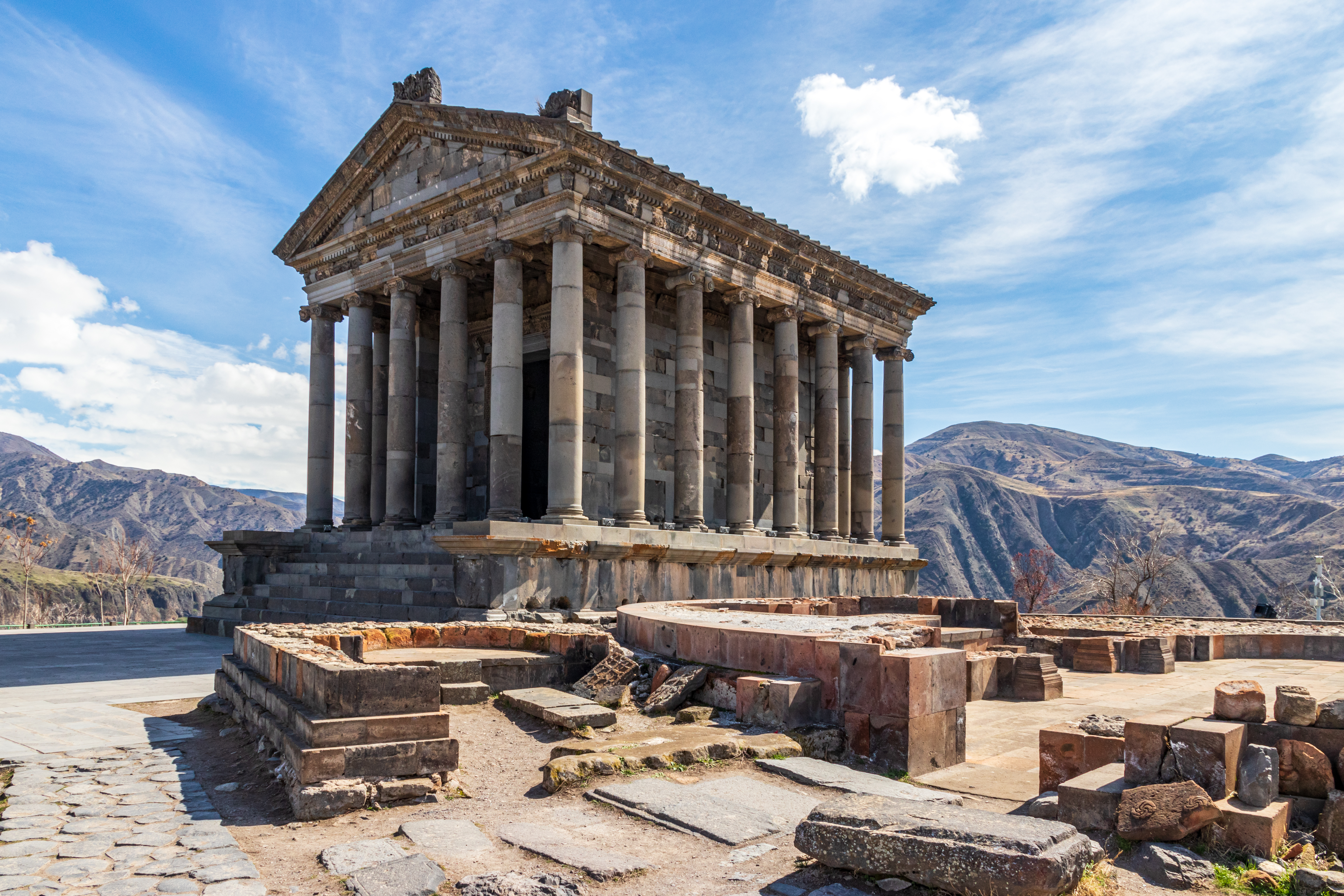 Armenia Mountains and Monastery