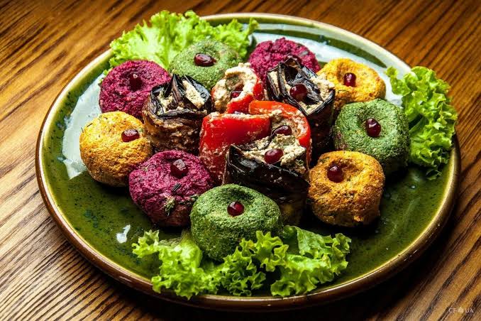 Pkhali and Badrijani spread