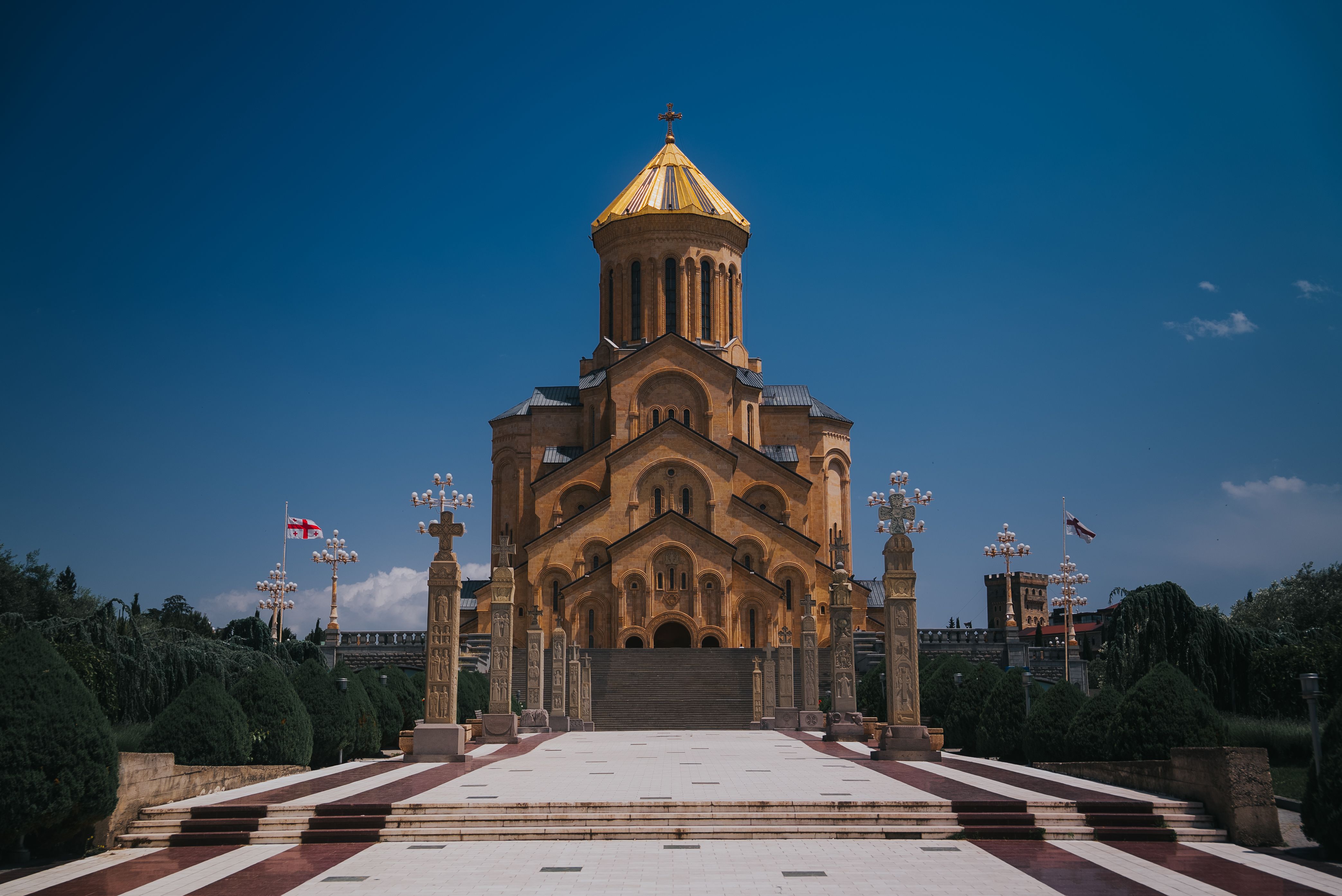 Tbilisi Old Town at dusk
